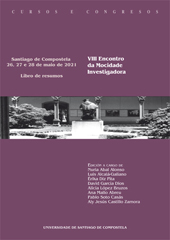 E-book, VIII encontro da mocidade investigadora : Santiago de Compostela, 26, 27 e 28 de maio de 2021 : libro de resumos, Universidad de Santiago de Compostela