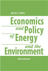 Issue, Economics and Policy of Energy and Environment : 2, 2022, Franco Angeli