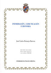 eBook, Información, comunicación e historia, Universidad de Santiago de Compostela