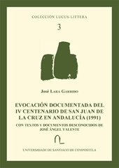 eBook, Evocación documentada del IV centenario de san Juan de la Cruz en Andalucía (1991), Universidad de Santiago de Compostela