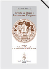 Fascicule, Rivista di storia e letteratura religiosa : LVIII, 3, 2022, L.S. Olschki