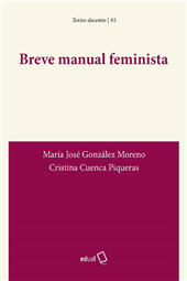 E-book, Breve manual feminista, González Moreno, María José, Editorial Universidad de Almería