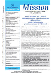 Issue, Mission : Italian Quarterly Journal of Addiction : XVI, 58 2022, Franco Angeli