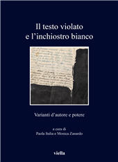 E-book, Il testo violato e l'inchiostro bianco : varianti d'autore e potere, Viella