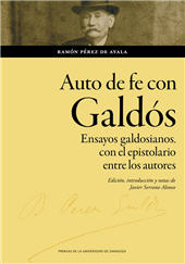 E-book, Auto de fe con Galdós : ensayos galdosianos, con el epistolario entre los autores, Prensas de la Universidad de Zaragoza