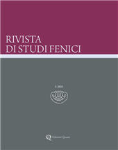 Article, Fifty Years of Rivista di Studi Fenici, Edizioni Quasar