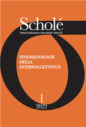 Article, Fenomenologia della carezza : un approccio levinassiano alla ricerca educativa, Scholé