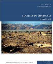 E-book, Fouilles de Shabwa VI : le palais royal, Presses de l'Ifpo