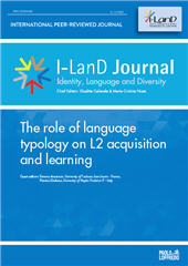 Heft, I-LanD Journal : Identity, Language and Diversity : 2, 2022, Paolo Loffredo iniziative editoriali