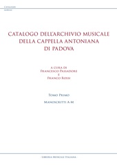 E-book, Catalogo dell'archivio musicale della Cappella antoniana di Padova, Libreria musicale italiana