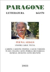 Heft, Paragone : rivista mensile di arte figurativa e letteratura. Letteratura : LXXIV, 165/166/167/168/169/170, 2023, Mandragora