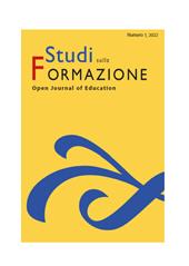 Heft, Studi sulla formazione : XXV, 1, 2022, Firenze University Press