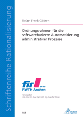 E-book, Ordnungsrahmen für die softwarebasierte Automatisierung administrativer Prozesse, Apprimus Wissenschaftsverlag