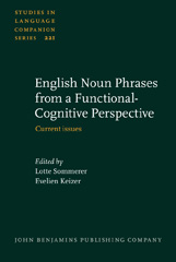 E-book, English Noun Phrases from a Functional-Cognitive Perspective, John Benjamins Publishing Company