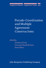 E-book, Pseudo-Coordination and Multiple Agreement Constructions, John Benjamins Publishing Company