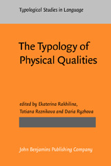 eBook, The Typology of Physical Qualities, John Benjamins Publishing Company