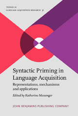 E-book, Syntactic Priming in Language Acquisition, John Benjamins Publishing Company