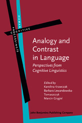 E-book, Analogy and Contrast in Language, John Benjamins Publishing Company