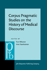 E-book, Corpus Pragmatic Studies on the History of Medical Discourse, John Benjamins Publishing Company