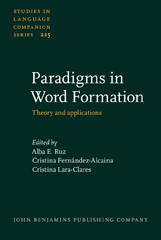 eBook, Paradigms in Word Formation, John Benjamins Publishing Company