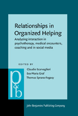 eBook, Relationships in Organized Helping, John Benjamins Publishing Company
