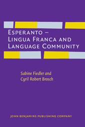 E-book, Esperanto - Lingua Franca and Language Community, John Benjamins Publishing Company