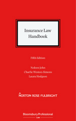 E-book, Insurance Law Handbook, Bloomsbury Publishing