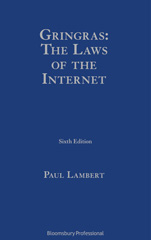 eBook, Gringras : The Laws of the Internet, Lambert, Paul, Bloomsbury Publishing