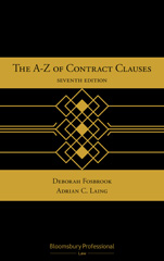 E-book, The A-Z of Contract Clauses, Bloomsbury Publishing