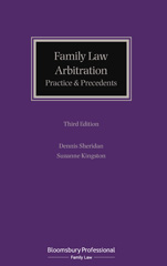 E-book, Family Law Arbitration, Bloomsbury Publishing