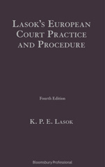E-book, Lasok's European Court Practice and Procedure, Bloomsbury Publishing