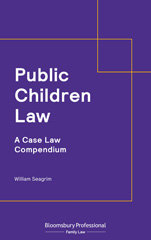 E-book, Public Children Law: A Case Law Compendium, Bloomsbury Publishing