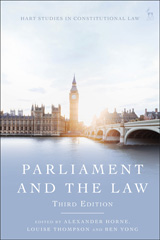 E-book, Parliament and the Law, Bloomsbury Publishing