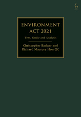 E-book, Environment Act 2021, Badger, Christopher, Bloomsbury Publishing