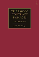 E-book, The Law of Contract Damages, QC, Adam Kramer, Bloomsbury Publishing