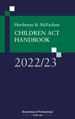 E-book, Hershman and McFarlane : Children Act Handbook 2022/23, Bloomsbury Publishing
