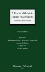 E-book, A Practical Guide to Family Proceedings : Blomfield and Brooks, Bloomsbury Publishing