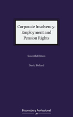 E-book, Corporate Insolvency : Employment and Pension Rights, Bloomsbury Publishing