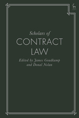 E-book, Scholars of Contract Law, Bloomsbury Publishing