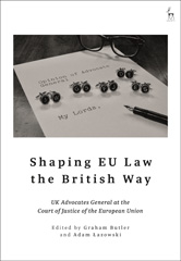 E-book, Shaping EU Law the British Way, Bloomsbury Publishing