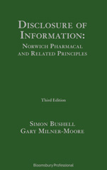 E-book, Disclosure of Information Norwich Pharmacal and Related Principles, Bloomsbury Publishing