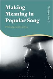 E-book, Making Meaning in Popular Song : Philosophical Essays, Bloomsbury Publishing