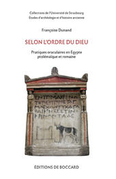 eBook, Selon l'ordre du Dieu : pratiques oraculaires en Egypte ptolémaïque et romaine, De Boccard