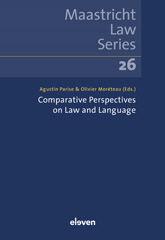 eBook, Comparative Perspectives on Law and Language, Koninklijke Boom uitgevers