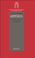 eBook, Commento al profeta Abacuc, MANTELLI, Sincero, Brepols Publishers