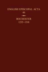 E-book, Rochester 1235-1318, The British Academy