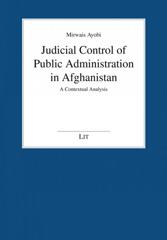 E-book, Judicial Control of Public Administration in Afghanistan : A Contextual Analysis, Casemate Group