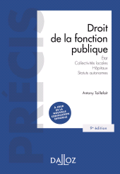 E-book, Droit de la fonction publique : État, collectivités locales, hôpitaux, statuts autonomes, Éditions Dalloz