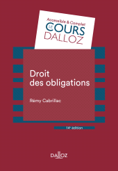 E-book, Droit des obligations, Éditions Dalloz