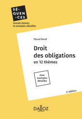 E-book, Droit des obligations en 12 thèmes, Éditions Dalloz